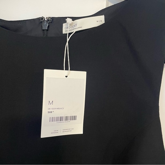 OAK + FORT Black Mini Dress - Picture 5 of 6